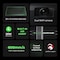 Xtool Desktop CO2 laser cutter and engraver, P2 55W, dual cameras; working areas: 26 x 14 inches MXP-K007-004 - alternate 4